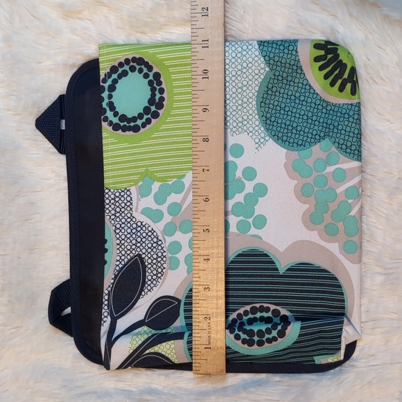 Thirty one Hanging Tote Back Seat Organizer Beach Aqua Floral Pattern - Picture 8 of 10